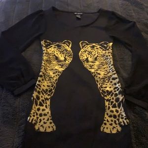 Long sleeve Jaguar mini dress